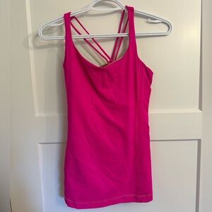 Lululemon Athletica Hot Pink Tank - Size 6